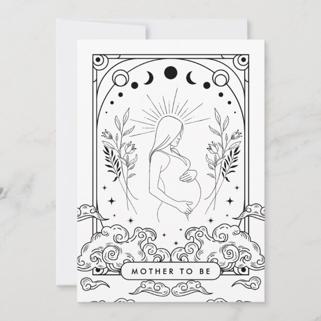 Mother To Be Baby Shower Invitation (Front)