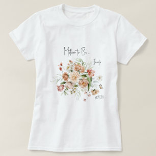 Mother-to-Be Blush Pink Girl Baby Shower T-Shirt