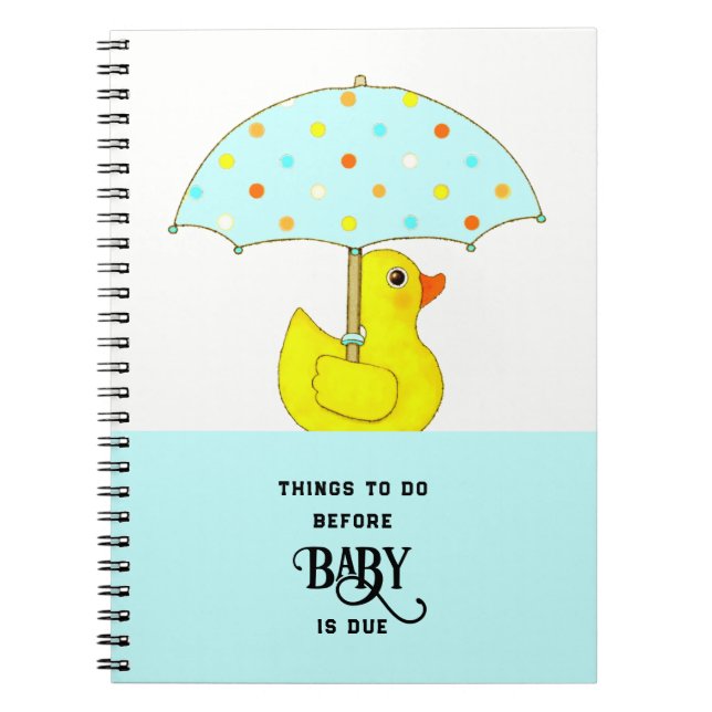Mother-to-be Pregnancy Gift Notebook (Front)