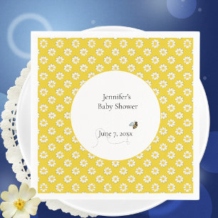 Mother-to-Bee Baby Shower Napkin