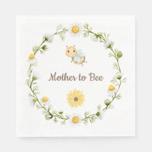 Mother to Bee Baby Shower Paper Napkins