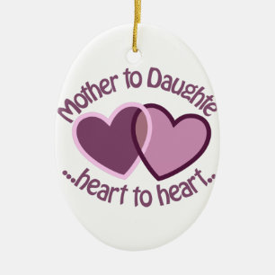 Mother To Daughter Ceramic Tree Decoration