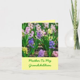 "Mother To My Grandchildren" FLORAL MOTHER'S DAY C Card