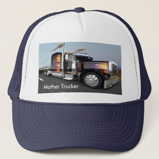 Mother Trucker Trucker Hat (Front)