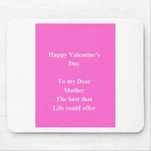 Mother Valentine's day Mouse Mat