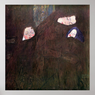 Mother with Children by Gustav Klimt Poster