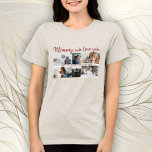 Mother with Kids and Family Mum 6 Photo Collage Tri-Blend Shirt<br><div class="desc">Mother with Kids and Family Mum 6 Photo Collage Tri-Blend Shirt. Collage of 6 photos, a sweet message in a trendy script and names of children that overlay the photos. Add your 6 favourite family photos. Sweet keepsake and a gift for birthday, Mother`s Day or Christmas for a mum or...</div>