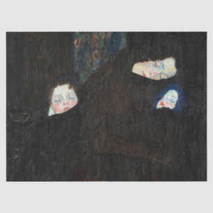 Mother with Two Children, Family by Gustav Klimt  Tissue Paper