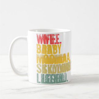 Mother Women Funny Wife Baby Momma Skydiving Legen Coffee Mug
