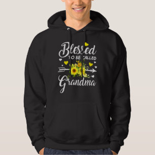 Mother Womens Blessed To Be Called Grandma Mothers Hoodie