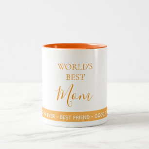 Mother World's best mum gold Two-Tone Coffee Mug