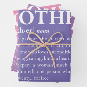 Mother Wrapping Paper Sheet