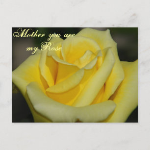 Mother You are my Rose/Any Occasion_ Postcard