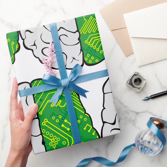 Motherboard Brain Wrapping Paper (Creator Uploaded)