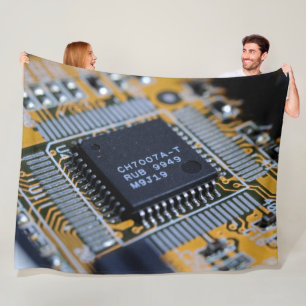 MOTHERBOARD FLEECE BLANKET