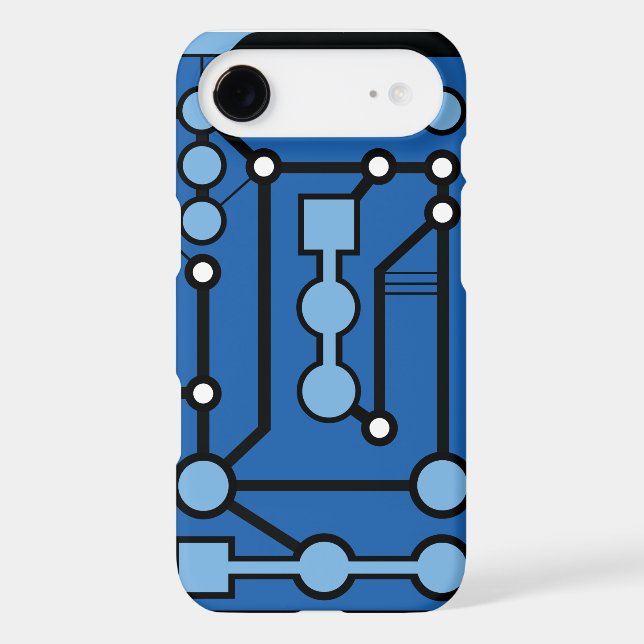 Motherbox Blue Case-Mate iPhone Case (Back)