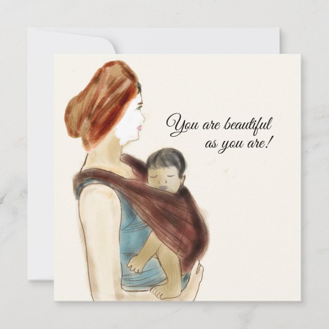 motherhood and self-care card (Front)