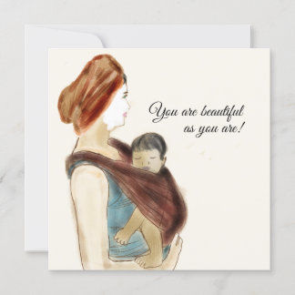motherhood and self-care card