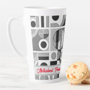 Motherhood: Powered by Love, Fuelled by Coffee. Latte Mug