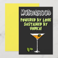 Motherhood Powered by Love Sustained by Vodka! 