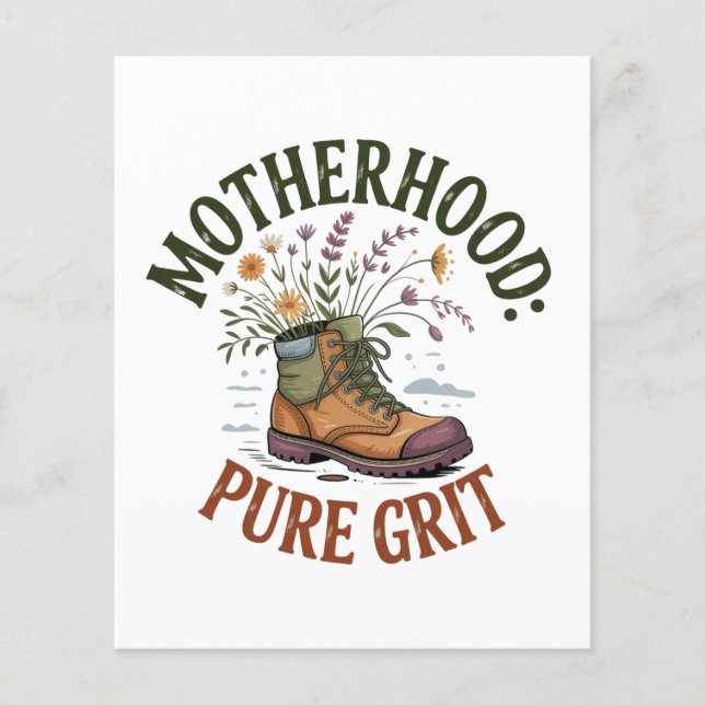 Motherhood: Pure Grit Flyer (Front)