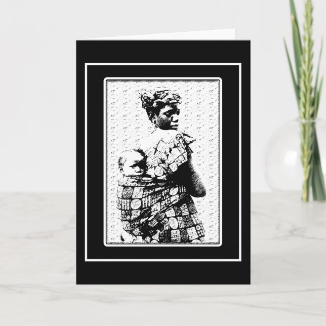 Motherhood  thank you card (Front)