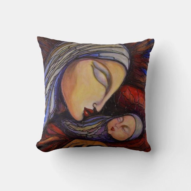 Motherhood - Throw Pillow (Front)