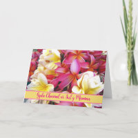 Mothering Sunday in Welsh Frangipani Flowers