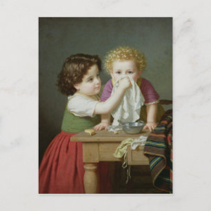 Motherly Instinct, 1872 Postcard