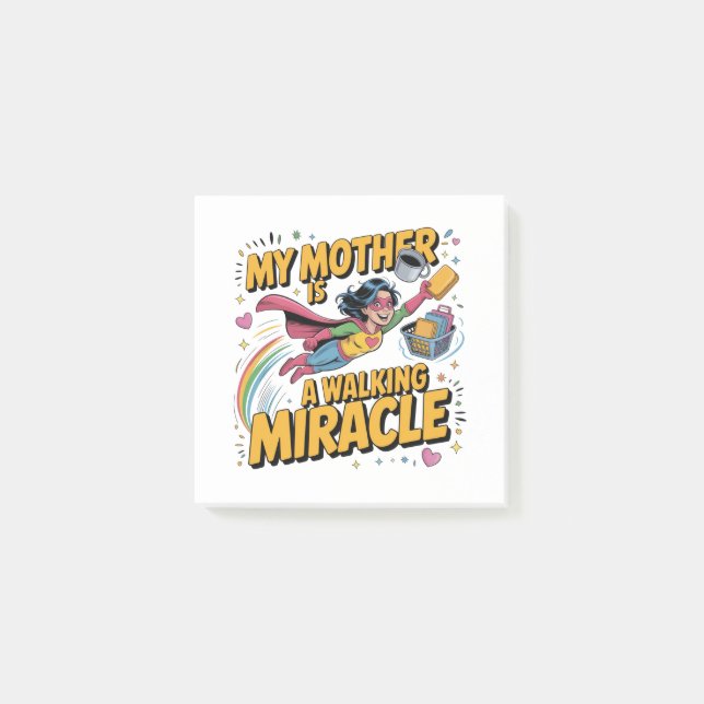 Mothers Are Angels Who Lift Us When Our Wings Post-it Notes (Front)