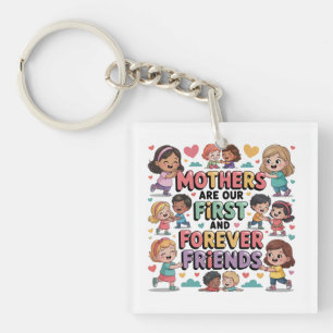 Mothers Are Our First And Forever Friends Key Ring