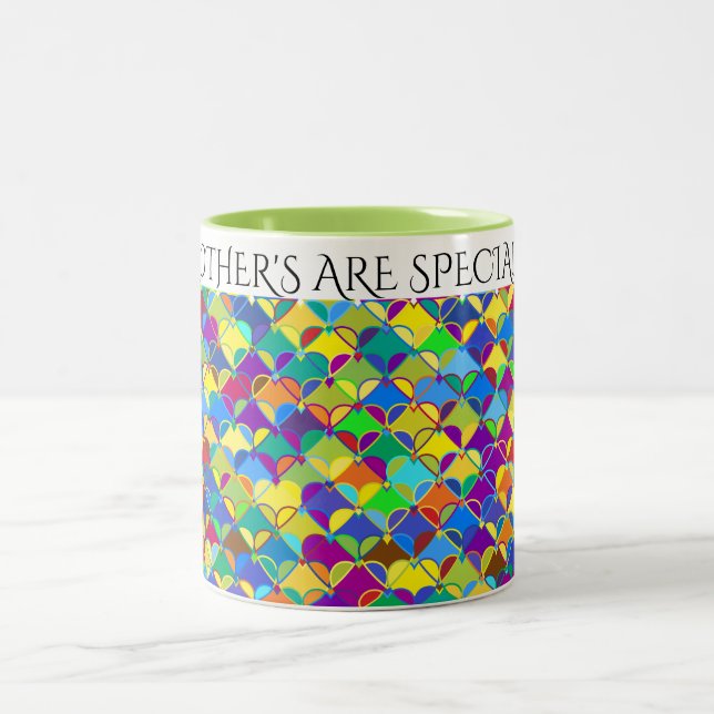 "MOTHER'S ARE SPECIAL" coffee or tea mug. Two-Tone Coffee Mug (Center)