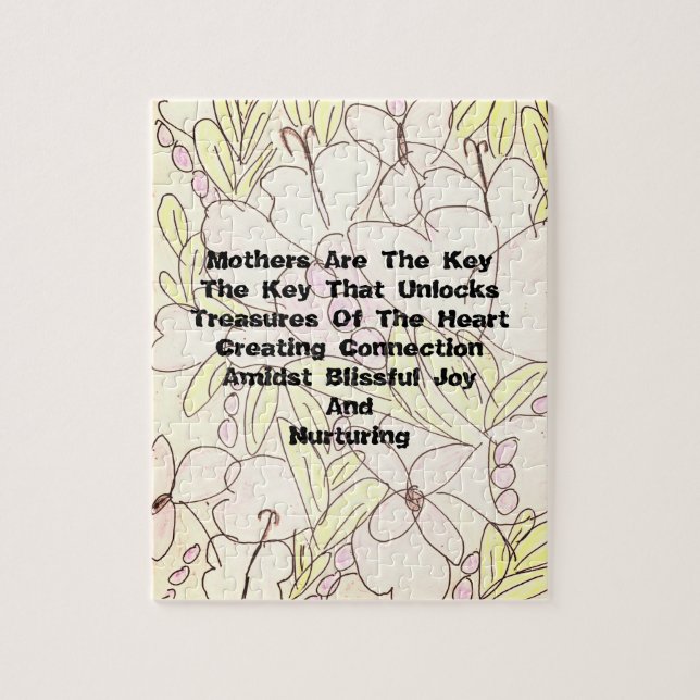 Mothers Are The Key    Jigsaw Puzzle (Vertical)