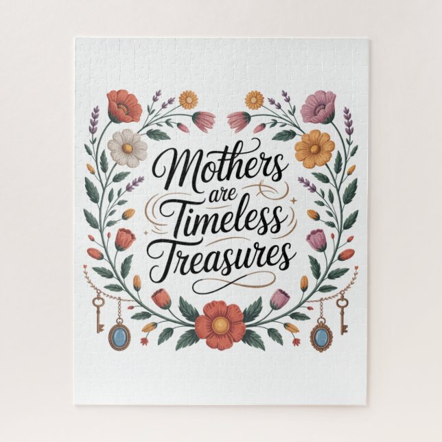 Mothers Are Timeless Treasures Jigsaw Puzzle (Vertical)