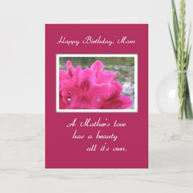 Mothers Birthday Card (Front)