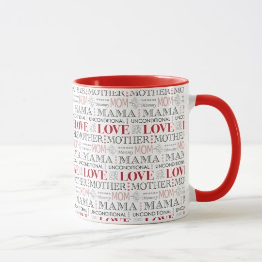 Mother's Birthday or Mother's Day Elegant Pattern Mug