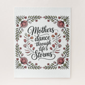 Mothers Dance Through Life's Storms Jigsaw Puzzle