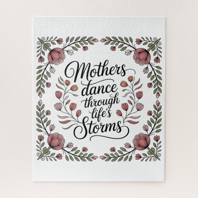 Mothers Dance Through Life's Storms Jigsaw Puzzle (Vertical)