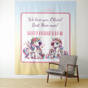 Mother's Day 2nd Unicorn-Themed Tapestry