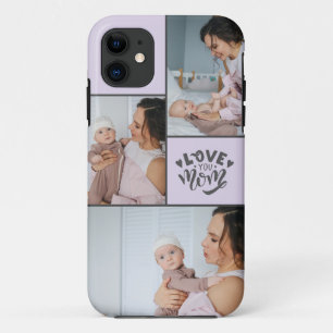 Mother's day 3 Photos college iPhone Case