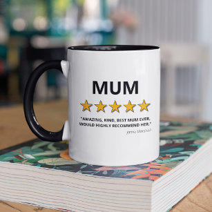Mothers Day 5 Star Review   Best Mum Ever Mug