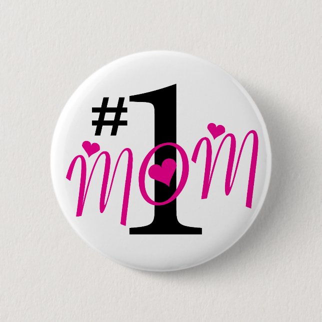 Mother's Day 6 Cm Round Badge (Front)