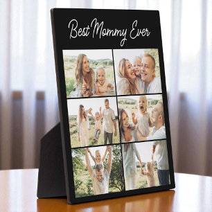 Mother's Day 6 Photo Collage Best Mommy Ever  Plaque