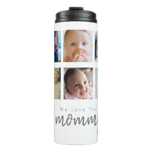Mothers day 6 photo collage Thermal Tumbler