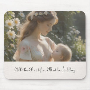 Mother's Day – A Tender Garden Embrace Mouse Mat
