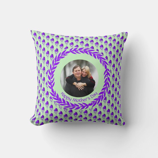 Mother's Day ADD PHOTO Cushion (Front)