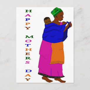 Mother's Day African Postcard