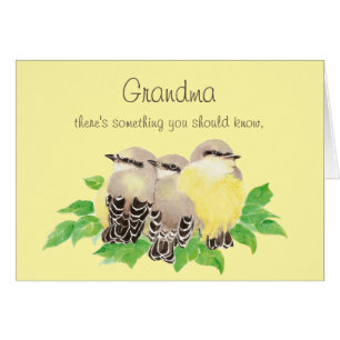 Mother's Day Always thankful to You Grandma Bird