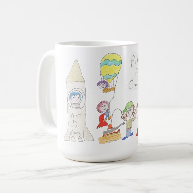 Mother's Day Amazing Moms Coffee Mug (Front Left)