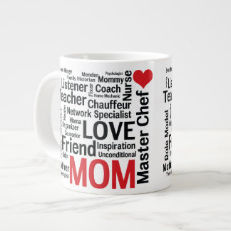 Mother's Day Amazing Multi-talented Super Mum Large Coffee Mug